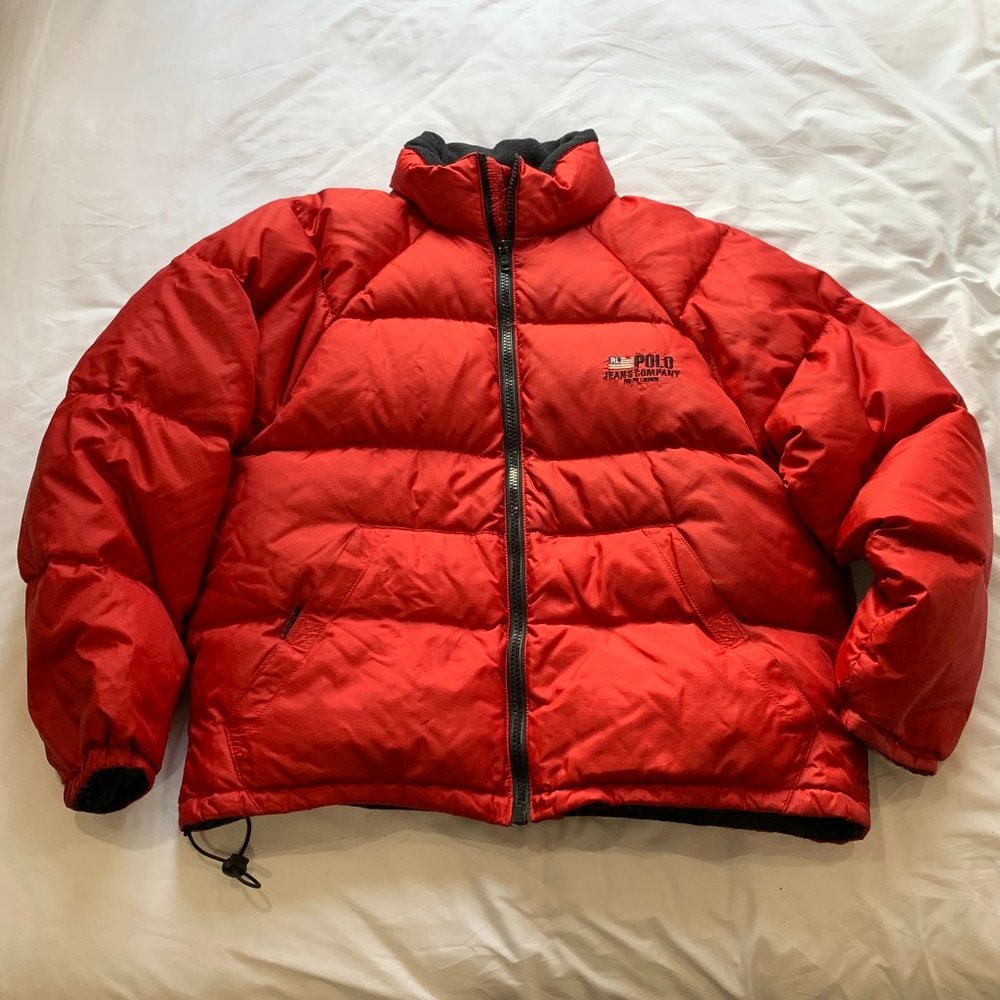 Ralph Lauren Polo Jeans Puffer Jacket Vintage 90s
